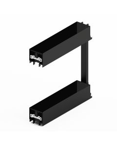 HETTICH W150 LARIO BASE MONO ANTHRACITE 2 LEVEL PULL OUT