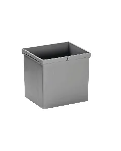 INNER BIN WITH DOUBLE HANDLE | 29L | ALU GREY
