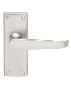 CARLISLE BRASS VICTORIAN LEVER ON BACKPLATE