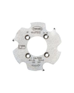 LAMELLO P-SYSTEM GROOVE CUTTER CNC, DP (DIAMOND) , Ø100.4X7XØ40 MM, Z3, NL 4XØ5.5XØ52 MM