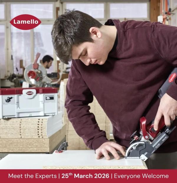 Join Us 25th March for Our Lamello Demo Day