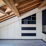 Seamless Assembly for a Walk-In Wardrobe Under a Sloping Roof
