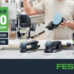 Festool £100 Cashback for a limited time only